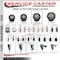 Service Caster 4'' SS Maroon Poly Swivel 1-1/4'' Expanding Stem Caster with Brake SCC-SSEX20S414-PPUB-MRN-TLB-114 - alternate 3